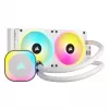 CORSAIR CPU aušintuvas - Icue Link H100I RGB Aio skysčio aušintuvas - baltas