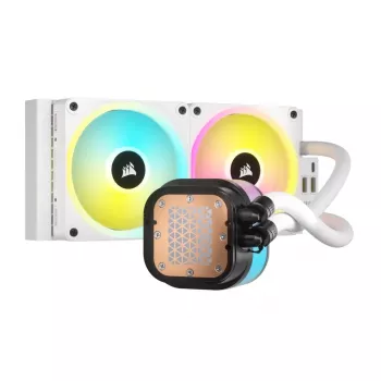 CORSAIR CPU aušintuvas - Icue Link H100I RGB Aio skysčio aušintuvas - baltas