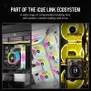 CORSAIR CPU aušintuvas - Icue Link H100I RGB Aio skysčio aušintuvas - baltas