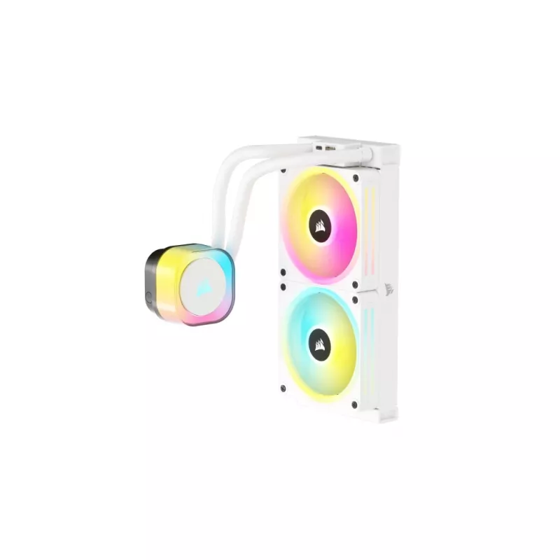 CORSAIR CPU aušintuvas - Icue Link H100I RGB Aio skysčio aušintuvas - baltas