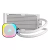 CORSAIR CPU aušintuvas - Icue Link H100I RGB Aio skysčio aušintuvas - baltas