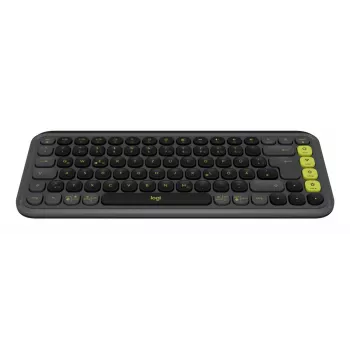 LOGITECH belaidė klaviatūra - Pop Icon Keys - Grafito ir žalia Qwertz Vokiečių