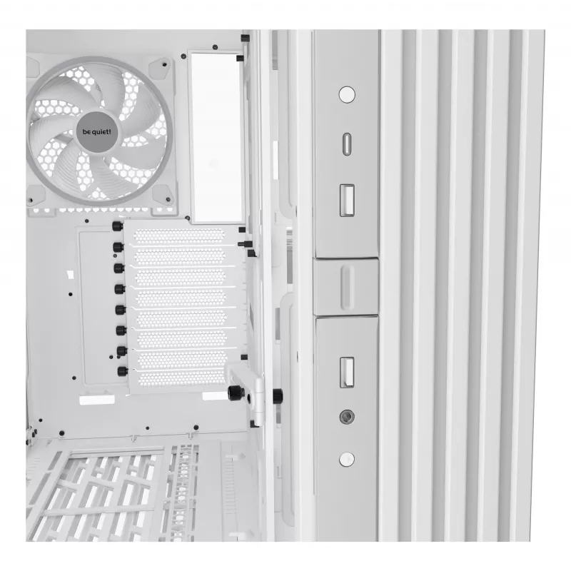 PC Case bequiet! LIGHT BASE 900 FX Full Tower White — Full Tower, XL-ATX, RGB ventiliatoriai, 49,5 cm GPU, 190 mm CPU aušintuvas