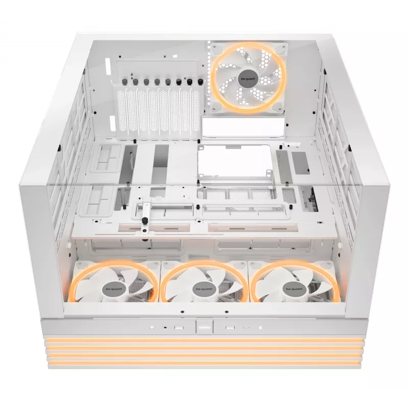 PC Case bequiet! LIGHT BASE 900 FX Full Tower White — Full Tower, XL-ATX, RGB ventiliatoriai, 49,5 cm GPU, 190 mm CPU aušintuvas