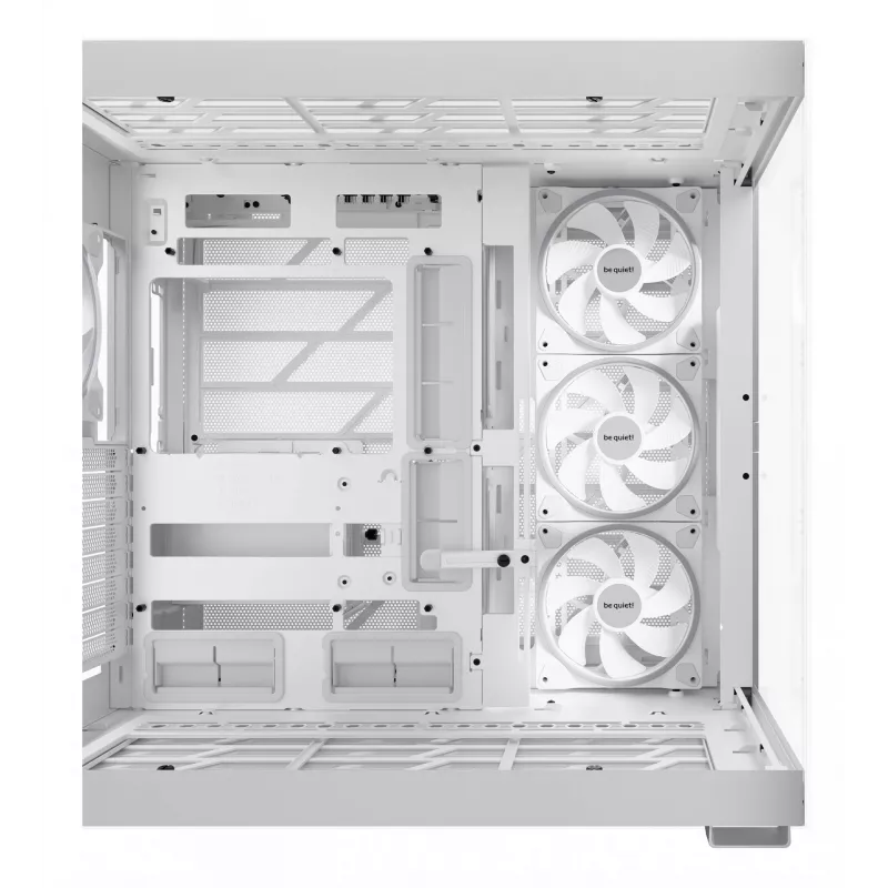 PC Case bequiet! LIGHT BASE 900 FX Full Tower White — Full Tower, XL-ATX, RGB ventiliatoriai, 49,5 cm GPU, 190 mm CPU aušintuvas