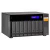 QNAP TL-D800S išorinis diskų korpusas HDD/SSD korpusas Juoda, Pilka 2.5/3.5 colio