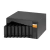 QNAP TL-D800S išorinis diskų korpusas HDD/SSD korpusas Juoda, Pilka 2.5/3.5 colio