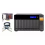 QNAP TL-D800S išorinis diskų korpusas HDD/SSD korpusas Juoda, Pilka 2.5/3.5 colio