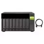 QNAP TL-D800C išorinis diskų korpusas HDD/SSD korpusas Juoda, Pilka 2.5/3.5 colio