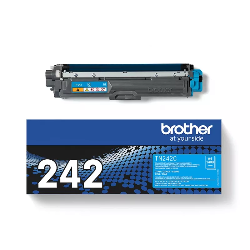 tonerio kasetė Brother TN-242C 1200 puslapių Žydra