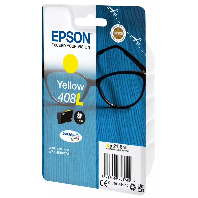 Epson C13T09K44010 rašalo kasetė 1 vnt. Originali didelės talpos (XL) geltona