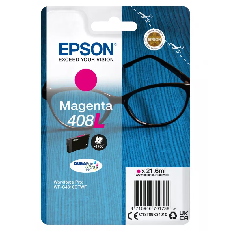 Epson C13T09K34010 rašalo kasetė 1 vnt. Originali didelio našumo purpurinė