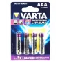 VARTA baterija vienkartinė Ultra Lithium Aaa 1.5v 4 vnt.