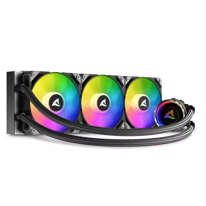 Vieno bloko skysčio aušintuvas Sharkoon S90 RGB