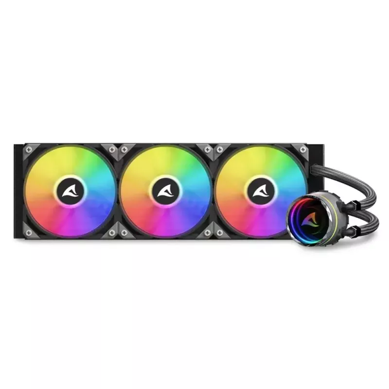 Vieno bloko skysčio aušintuvas Sharkoon S90 RGB