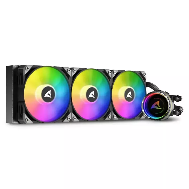 Vieno bloko skysčio aušintuvas Sharkoon S90 RGB