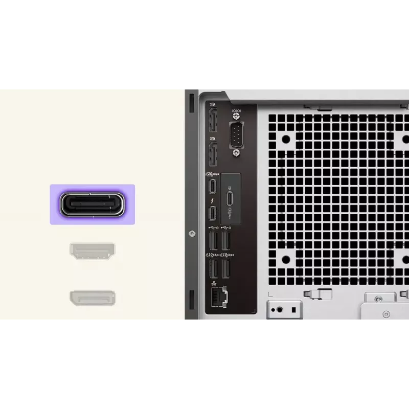 Stalinis kompiuteris Dell Pro Max FCT2250 T2 – Intel Core Ultra 7 265, 32 GB DDR5, 1 TB SSD, NVIDIA RTX 2000 Ada, Windows 11 Pro, Tower, juoda