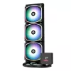 Viską viename skysčio aušintuvas ENERMAX Aquafusion II 360 mm, 120 mm ventiliatoriai, 380 W TDP, juodas