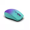 INCA belaidė pelė Iwm-511rm - RF belaidė + Bluetooth + USB Type-C - 1600dpi - 6 mygtukai - žalia violetinė