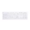 Contour Design Active Key Contour ClassicClean medicininė klaviatūra su nuimamu dangteliu, pilno dydžio, laidinė, balta, DE C8100