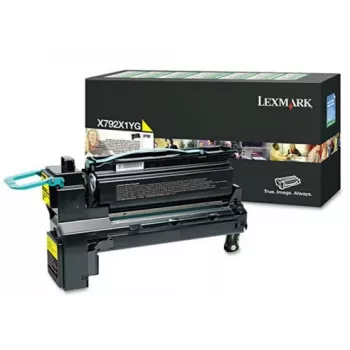 LEXMARK tonerio kasetė - X792 - High Yield Return Programme Extra - 20k puslapių - Geltona