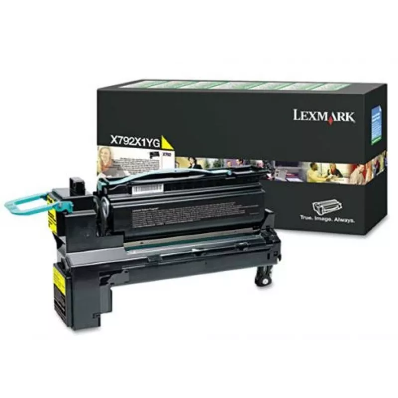 LEXMARK tonerio kasetė - X792 - High Yield Return Programme Extra - 20k puslapių - Geltona
