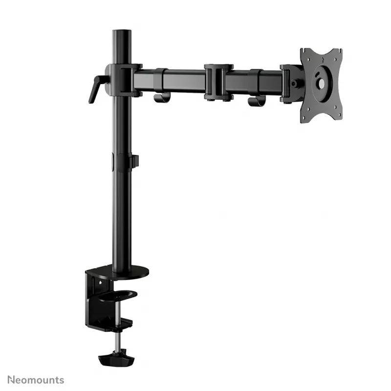 Neomounts NM-D135BLACK Monitorio laikiklis 10-27 colių, spaustuvas/įvorė, 8 kg, 25,4 cm (10 colių), 68,6 cm (27 colių), 100 x 100 mm, juodas