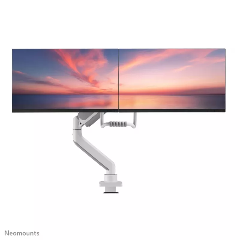 Neomounts DS75-450WH2 Monitorinis laikiklis 17-32 colių - dujinė spyruoklė - Topfix - 180° stabdiklis