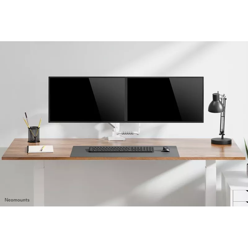 Neomounts DS75-450WH2 Monitorinis laikiklis 17-32 colių - dujinė spyruoklė - Topfix - 180° stabdiklis
