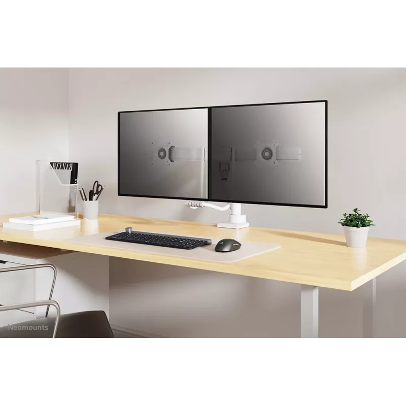 Neomounts DS75-450WH2 Monitorinis laikiklis 17-32 colių - dujinė spyruoklė - Topfix - 180° stabdiklis