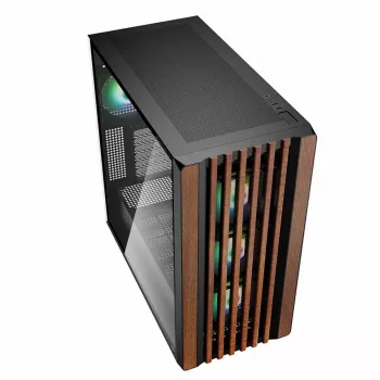PC Case Sharkoon REBEL C70G RGB Full Tower Black, Wood