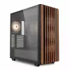 PC Case Sharkoon REBEL C70G RGB Full Tower Black, Wood
