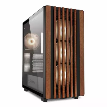 PC Case Sharkoon REBEL C70G RGB Full Tower Black, Wood