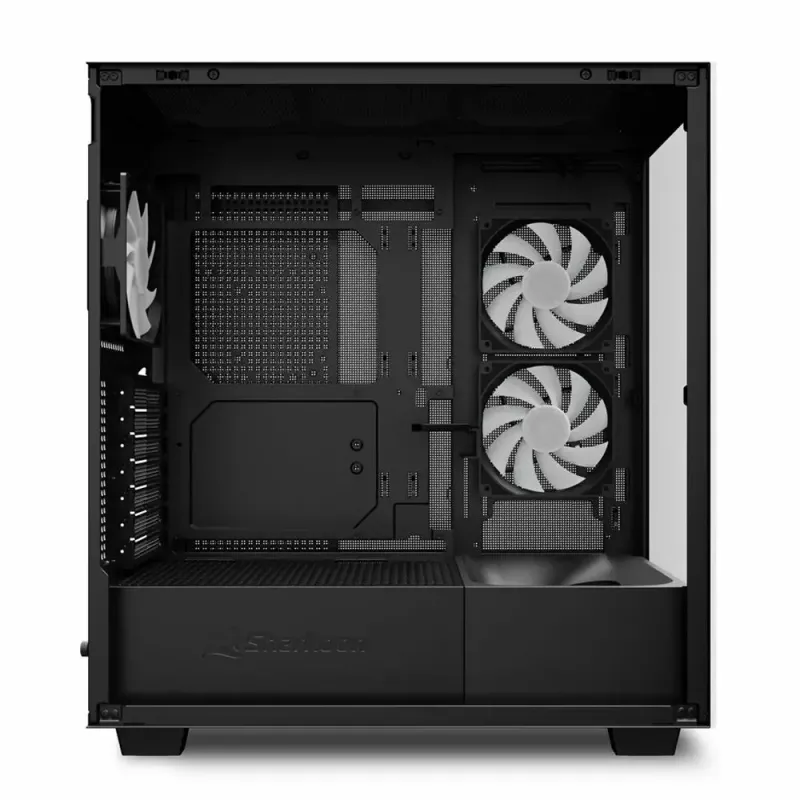 PC korpusas Sharkoon Rebel C60 Midi Tower juodas