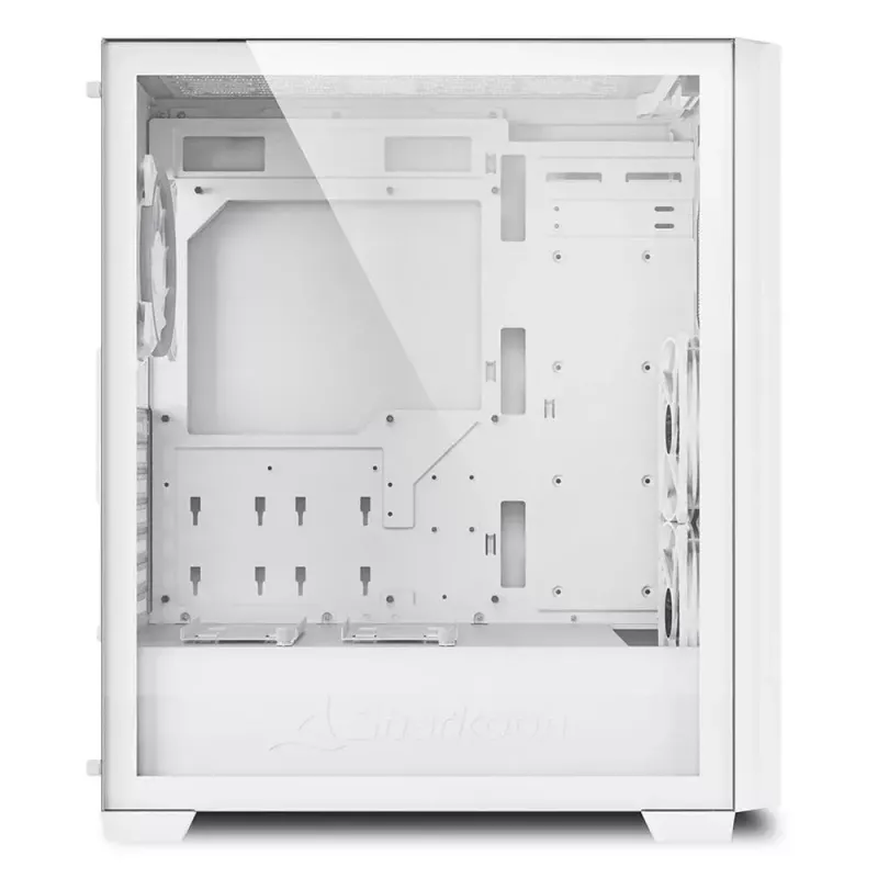 PC korpusas Sharkoon VS9 RGB Midi Tower baltas