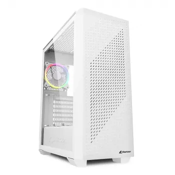 PC korpusas Sharkoon VS9 RGB Midi Tower baltas