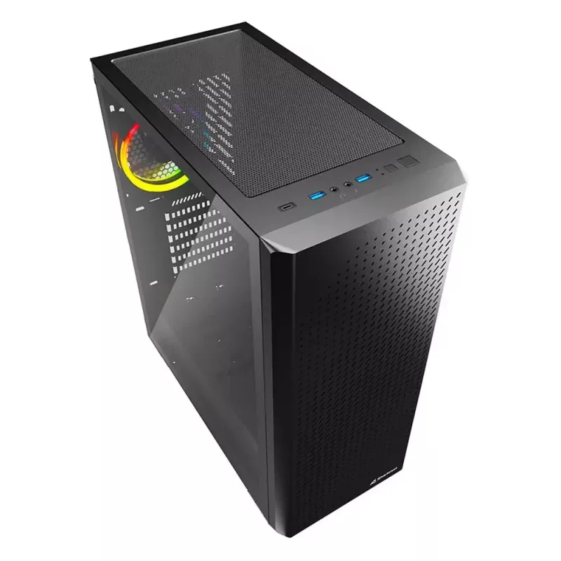 PC Case Sharkoon VS9 RGB Midi Tower Juoda
