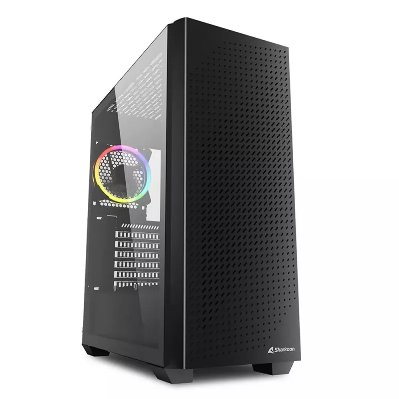 PC Case Sharkoon VS9 RGB Midi Tower Juoda