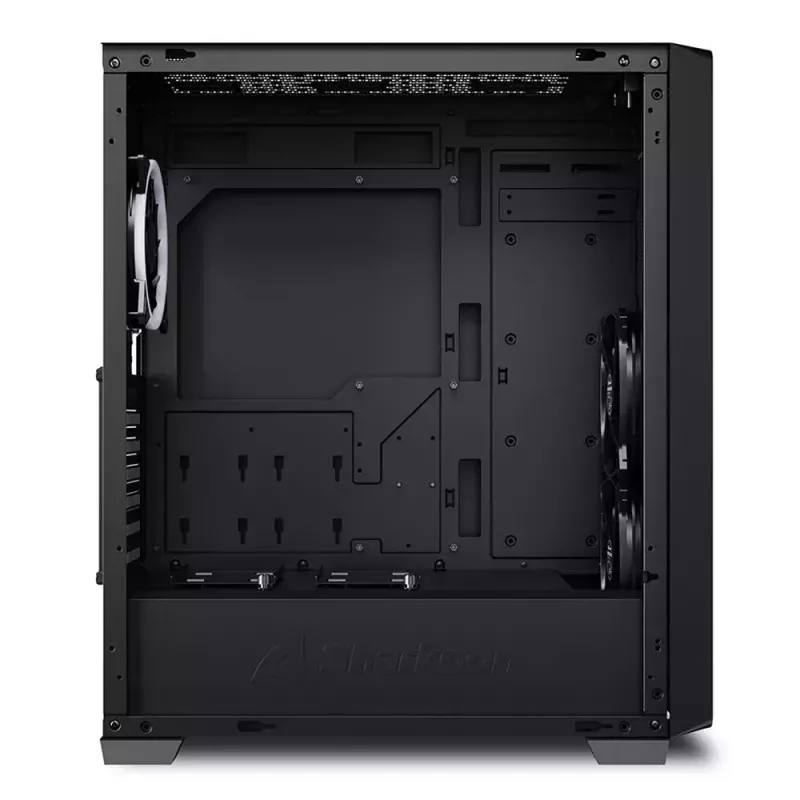 PC korpusas Sharkoon VS8 RGB Midi Tower juodas