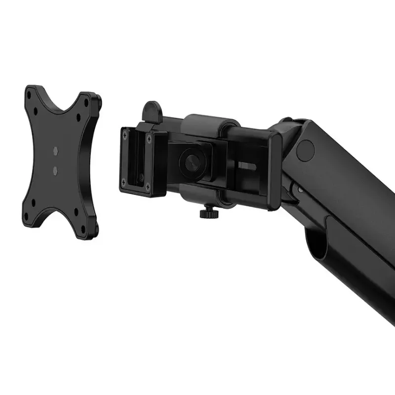 Neomounts DS65S-950BL2 Monitorinis stovas 24-34 col. - dujinė spyruoklė - Topfix - daugiafunkcis - 180° stabdiklis