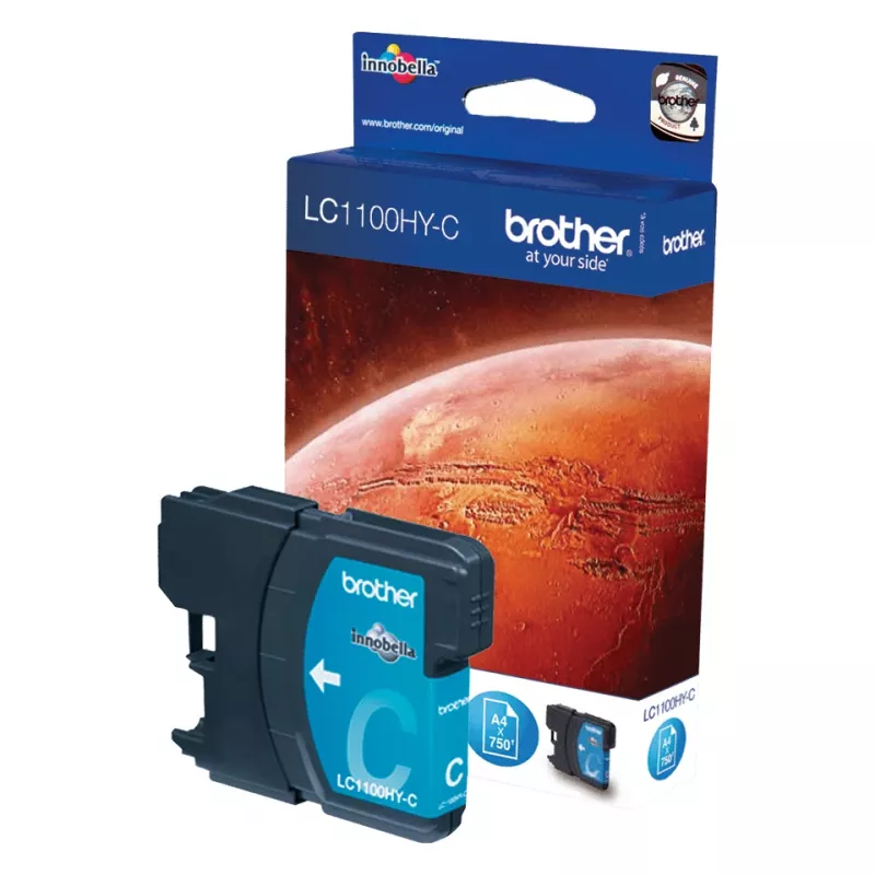 Brother LC1100HYC rašalo kasetė, 1 vnt., Originali, žalsvai mėlyna