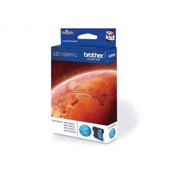 Brother LC1100HYC rašalo kasetė, 1 vnt., Originali, žalsvai mėlyna