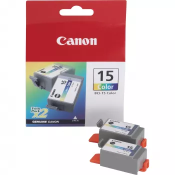 Canon BCI-15 rašalo kasetė, 3 spalvų, 3x15ml