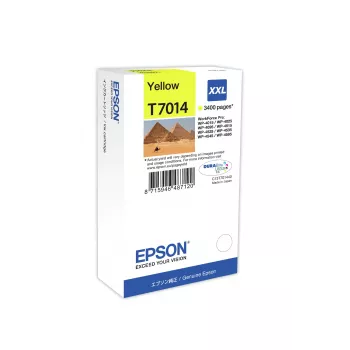 Epson rašalo kasetė XXL Geltona 3.4k, Geltona, pigmentinis rašalas, 34.2 ml, 1 vnt.