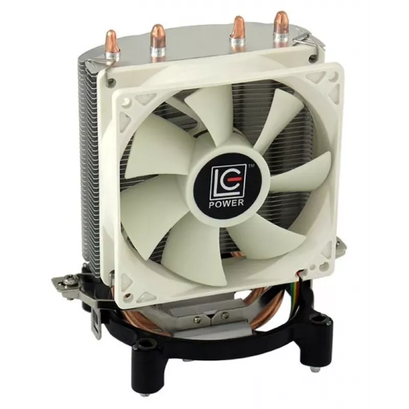 Aušintuvas LC-Power LC-CC-95 procesoriaus aušinimo sistema 9,2 cm sidabrinis baltas