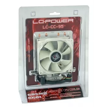 Aušintuvas LC-Power LC-CC-95 procesoriaus aušinimo sistema 9,2 cm sidabrinis baltas