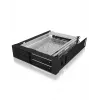 ICY BOX IB-2227StS 8,89 cm (3,5 colio) kietojo disko dėklas Juoda