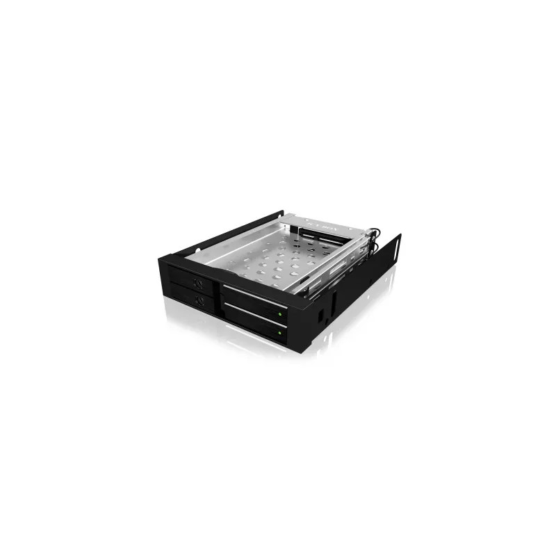 ICY BOX IB-2227StS 8,89 cm (3,5 colio) kietojo disko dėklas Juoda