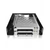 ICY BOX IB-2227StS 8,89 cm (3,5 colio) kietojo disko dėklas Juoda