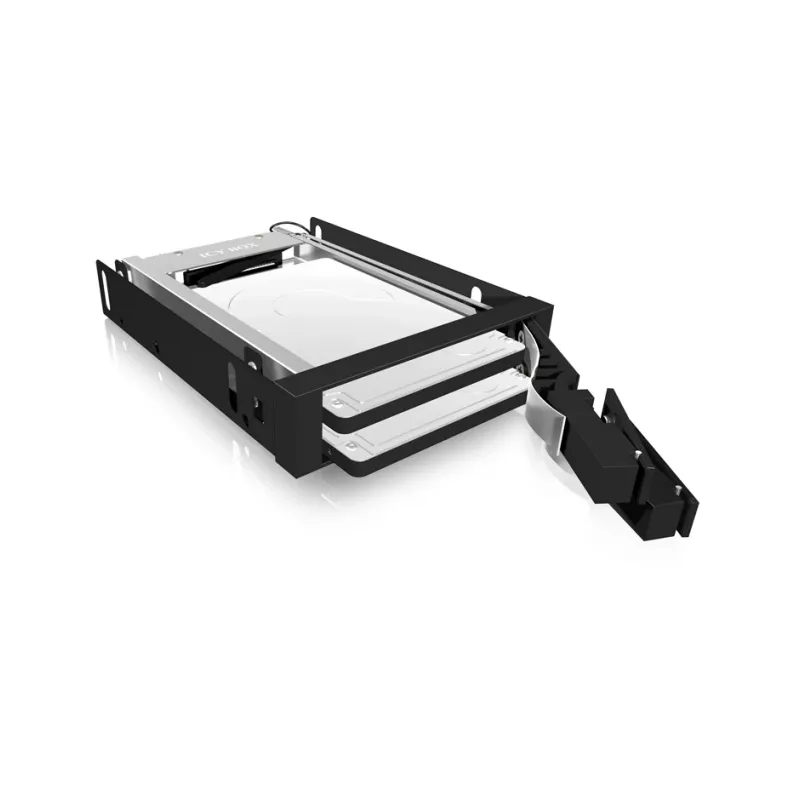 ICY BOX IB-2227StS 8,89 cm (3,5 colio) kietojo disko dėklas Juoda